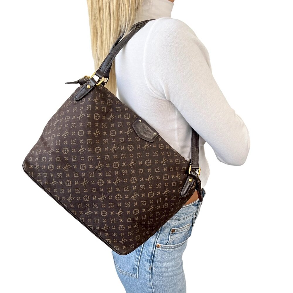 LOUIS VUITTON Vintage LV Monogram Idylle Ballade Shoulder Bag Brown [105095]
